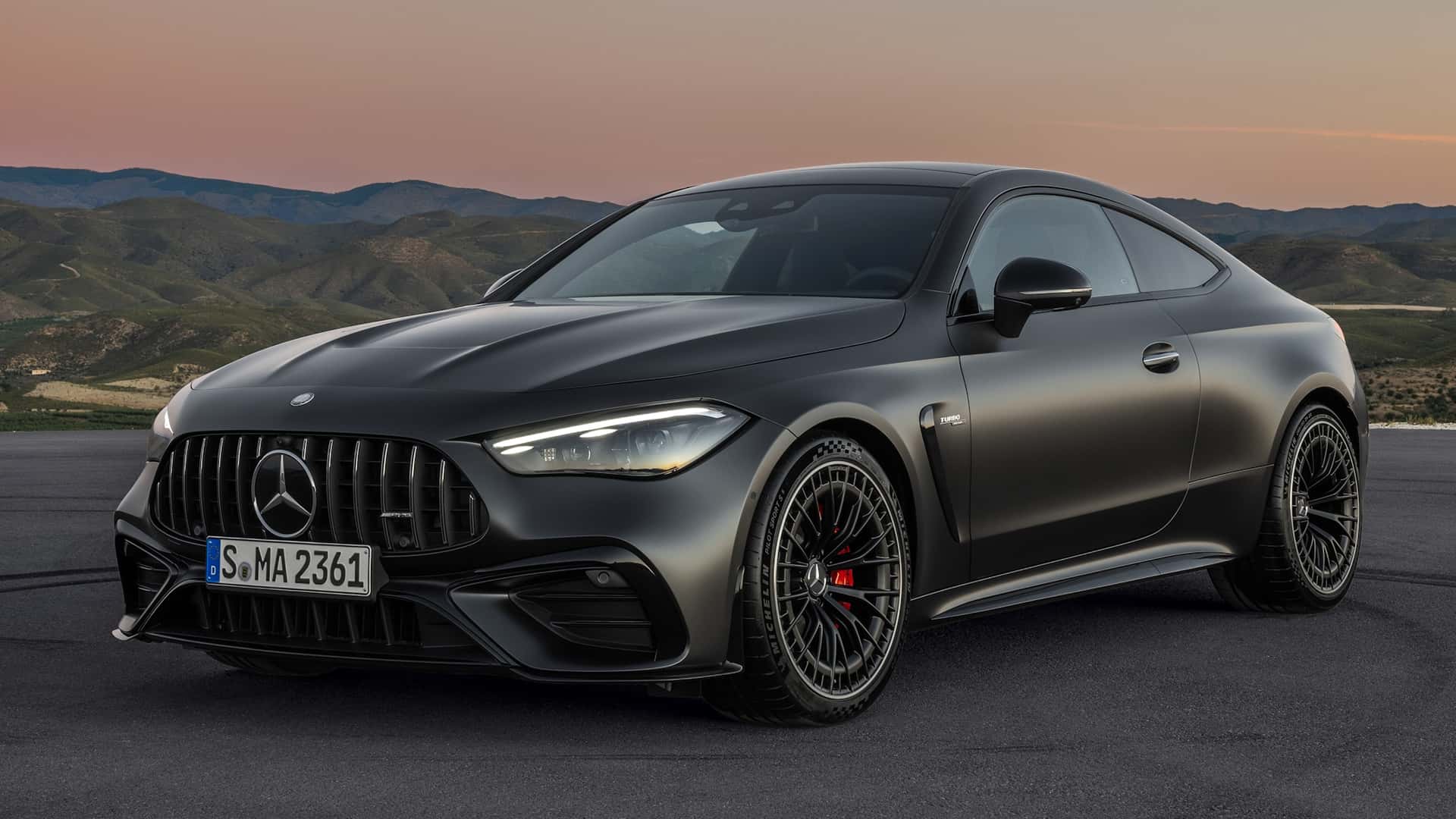 MercedesAMG CLE 53 Coupe 2024, nadi inline6, 443 hp, 600 Nm Careta